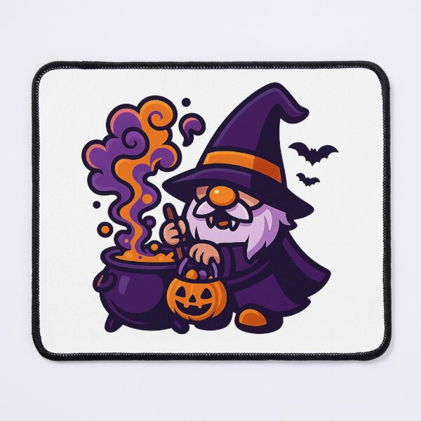 Item preview, Wizard Gnome Stirring Cauldron T-Shirt – Cute Magical Halloween Design designed and sold by PrintCreations9.
