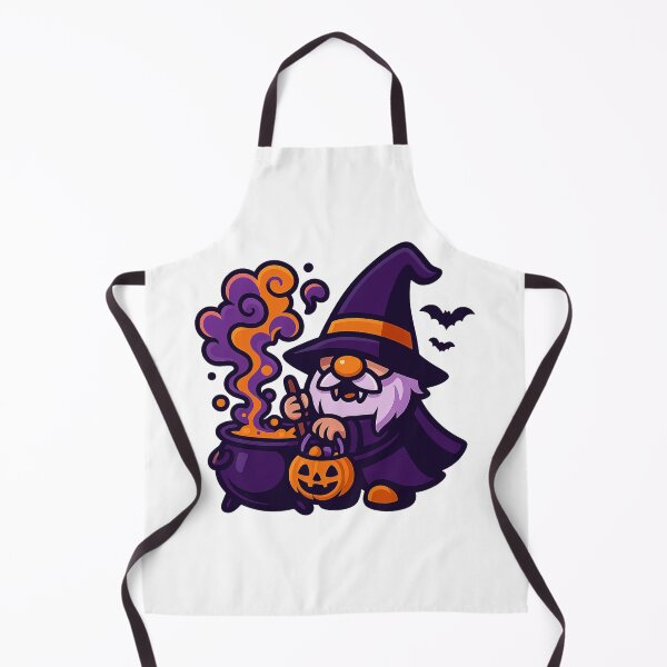 Item preview, Wizard Gnome Stirring Cauldron T-Shirt – Cute Magical Halloween Design designed and sold by PrintCreations9.