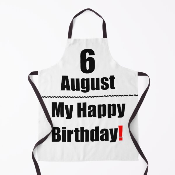 Item preview, 6 August Birthday designed and sold by ariksworld.