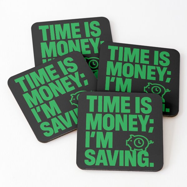 Item preview, Time Is Money I’m Saving Funny Piggy Bank Quote designed and sold by TeeTimeTreasure.