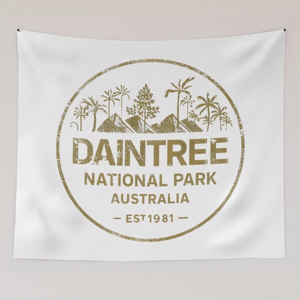 Item preview, A Vintage Illustration of Daintree National Park -  Australia designed and sold by GoodOldVintage.