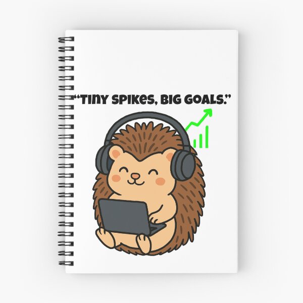 Item preview, Techy Hedgehog on the Rise designed and sold by Latitude 1°N.