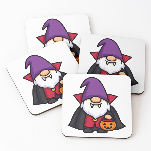 Item preview, Vampire Gnome with Fangs T-Shirt – Cute Halloween Design designed and sold by PrintCreations9.