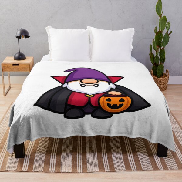 Item preview, Vampire Gnome with Fangs T-Shirt – Cute Halloween Design designed and sold by PrintCreations9.