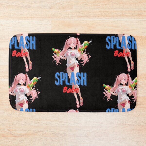 Item preview, Splash Babe,Sexy Anime Girl with Water Gun | Cool Summer Vibes designed and sold by Ping0686.