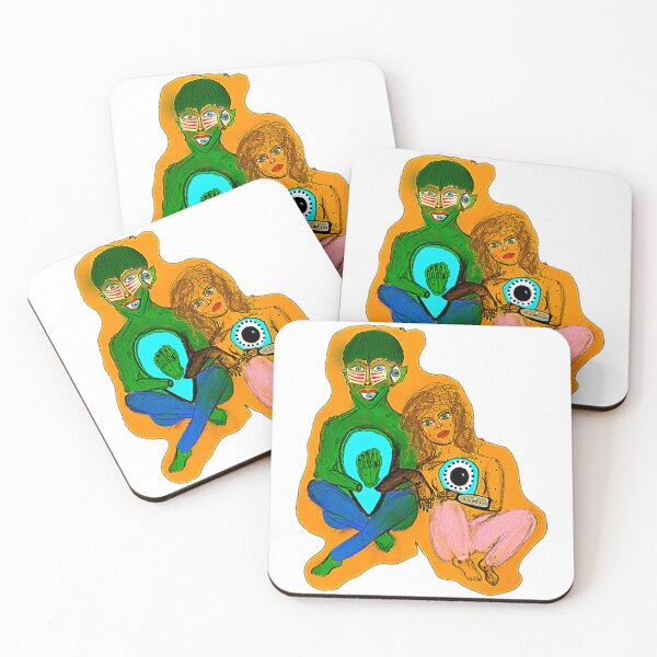 Item preview, Cosmic Portals — Psychedelic Couple Illustration designed and sold by Занурюйся.