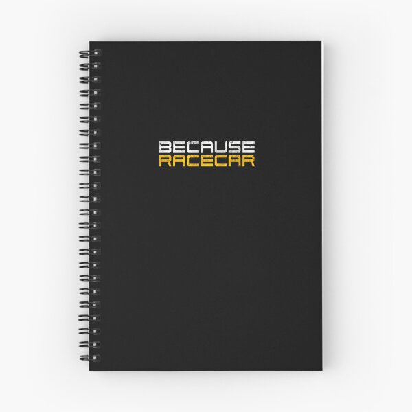 Item preview, Because Racecar (Grungy White And Yellow Text) designed and sold by lennperiea.