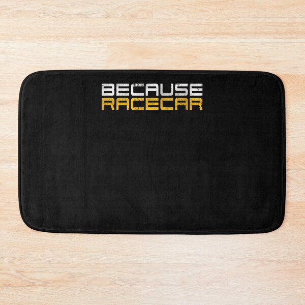 Item preview, Because Racecar (Grungy White And Yellow Text) designed and sold by lennperiea.