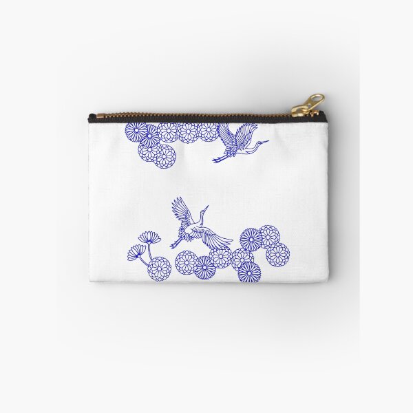 Item preview, Japanese crane kimono pattern designed and sold by Chrischavers.