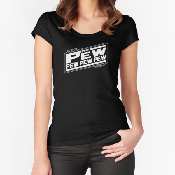 Buy this Pew Pew Funny Gun shooting t-shirt From Teez. –