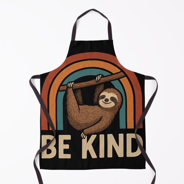 Item preview, Sloth Mindfulness Theme – BE KIND (fun pattern for animal lovers) designed and sold by Jack’s Shirts Craft.