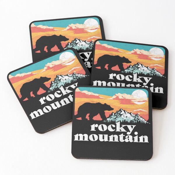 Item preview, Rocky Mountain National Park Retro Bear & Mountain Vintage designed and sold by Pyotsak.