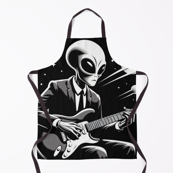 Item preview, Alien classic guitar playing  designed and sold by Dogandesighn.