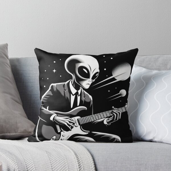 Item preview, Alien classic guitar playing  designed and sold by Dogandesighn.