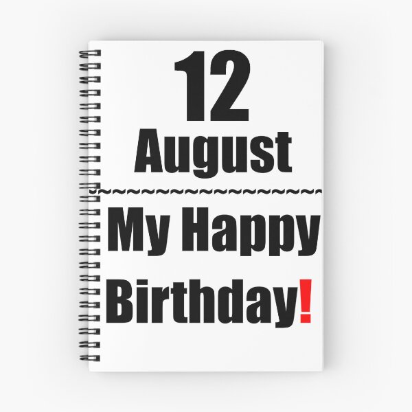 Item preview, 12 August Birthday designed and sold by ariksworld.