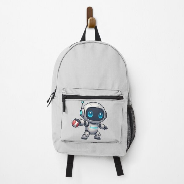 Item preview, Cute Futuristic Robot Illustration Throwing a Ball designed and sold by henamy.