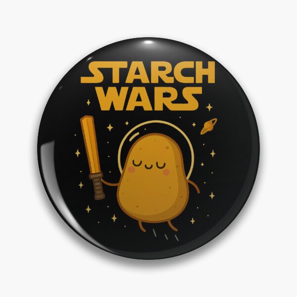 Item preview, Starch Wars – Funny Potato Star Wars Parody Design designed and sold by jelonkaa.