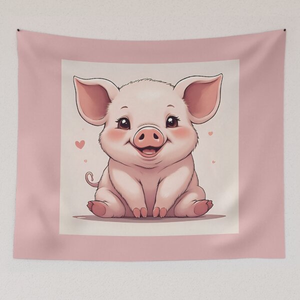 Item preview, kawaii pig designed and sold by Erikacecilia20.