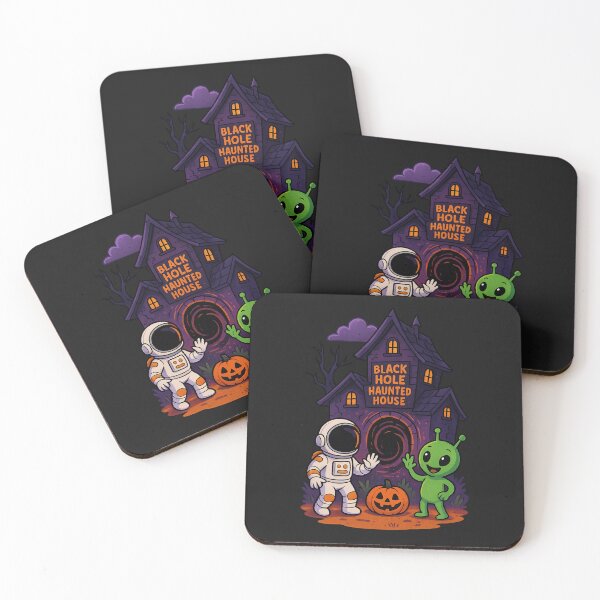 Item preview, Black Hole Haunted House – Spooky Cosmic Escape designed and sold by HEERMANArt.