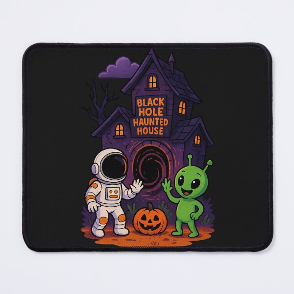 Item preview, Black Hole Haunted House – Spooky Cosmic Escape designed and sold by HEERMANArt.