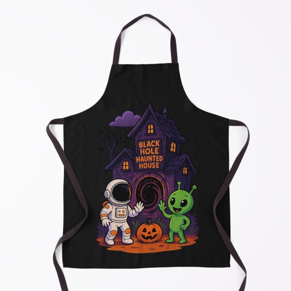 Item preview, Black Hole Haunted House – Spooky Cosmic Escape designed and sold by HEERMANArt.