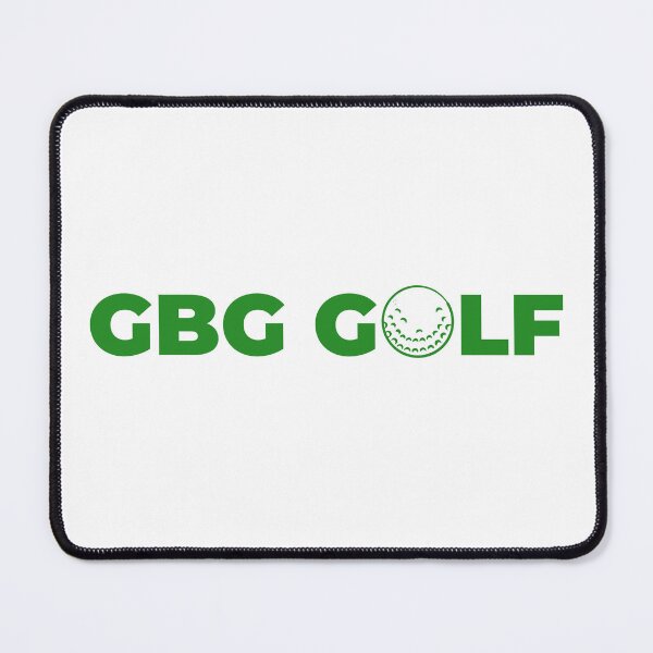 Item preview, GBG Golf – Modern logotyp i grönt med golfboll designed and sold by GBGMotiv.