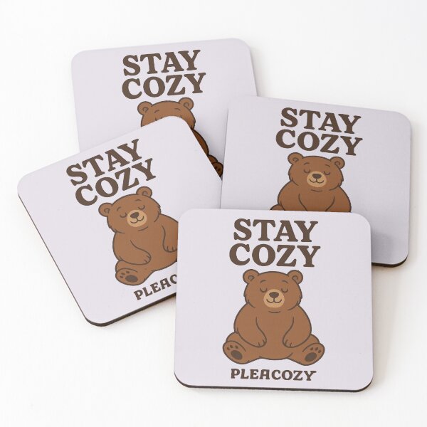 Item preview, Stay cozy with this Cute Cozy Bear design designed and sold by KDesignCrafts.
