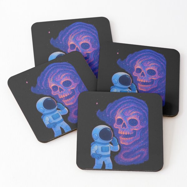 Item preview, Skull Galaxy – Haunted Cosmic Vision designed and sold by HEERMANArt.