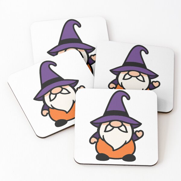 Item preview, Cute Gnome Wearing a Pointy Witch Hat T-Shirt – Halloween Design designed and sold by PrintCreations9.