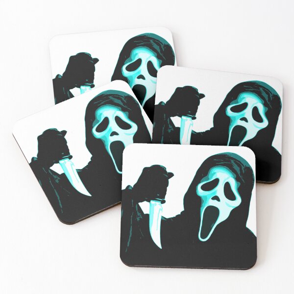 Item preview, Ghost Mask Horror Sticker - Creepy Slasher Design designed and sold by charliefdesign.