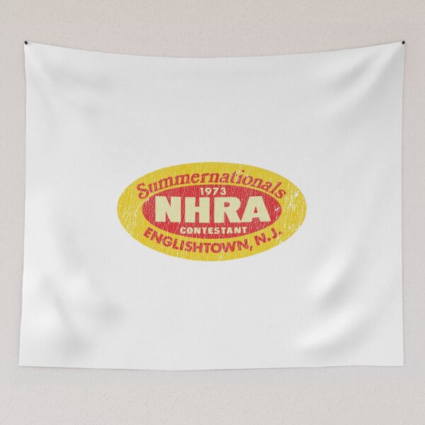Item preview, 1973 Summernationals Englishtown N.J drag racing contestant - aged print designed and sold by retropetrol.