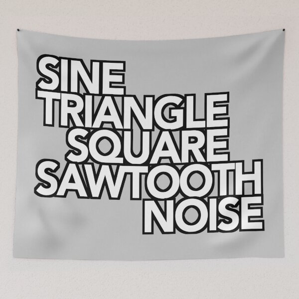 Item preview, Sine, Triangle, Square, Sawtooth, Noise Waveforms Synth designed and sold by AestheticNow.
