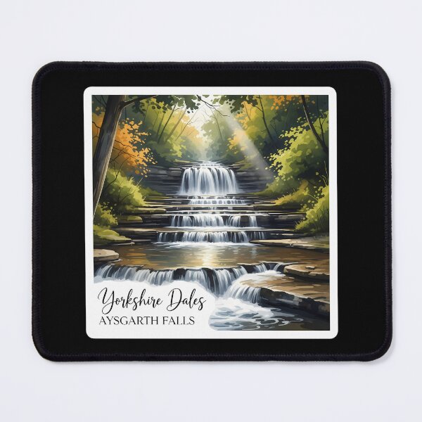 Item preview, Aysgarth Falls in Watercolor: The Flow of the Ure, Yorkshire designed and sold by Digital Dreams Arts.