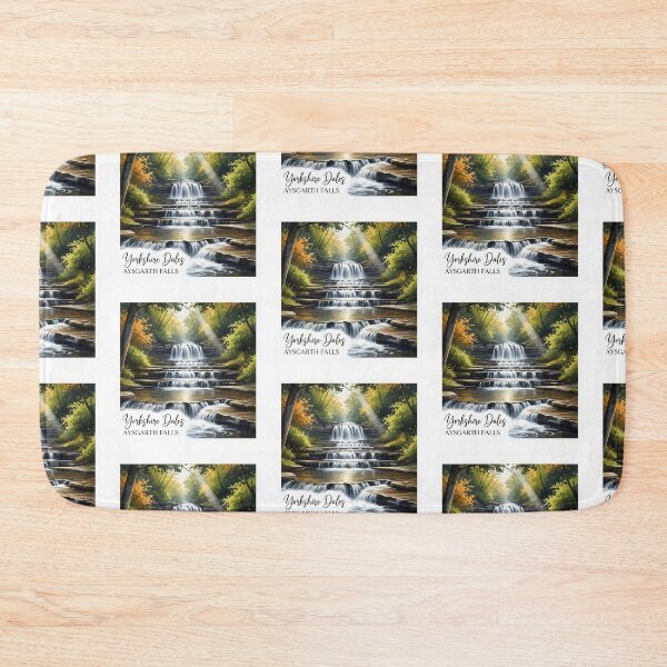 Item preview, Aysgarth Falls in Watercolor: The Flow of the Ure, Yorkshire designed and sold by Digital Dreams Arts.