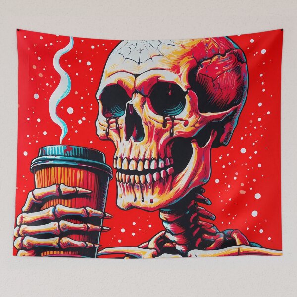 Item preview, Skeleton Coffee Time designed and sold by Visual Nomad Club.