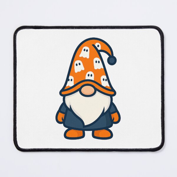 Item preview, Cute Gnome with Ghost-Patterned Hat T-Shirt – Halloween Design designed and sold by PrintCreations9.