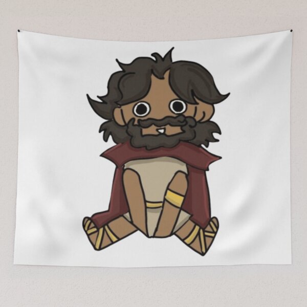 Item preview,  chibi Odysseus sticker designed and sold by Blitz-withoutanO.
