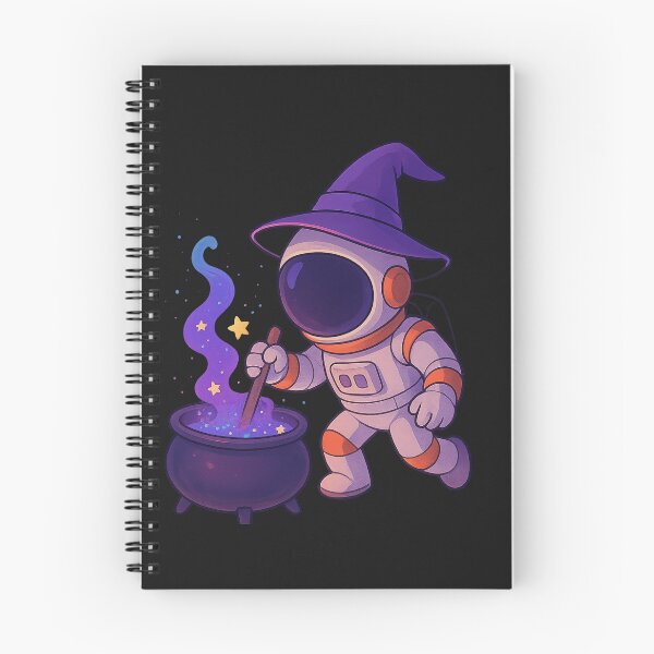 Item preview, Witch Astronaut Brewing Potion – Cosmic Spell designed and sold by HEERMANArt.