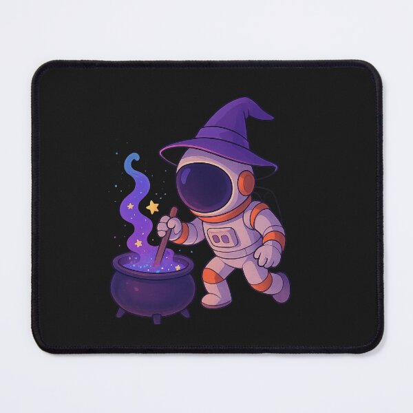 Item preview, Witch Astronaut Brewing Potion – Cosmic Spell designed and sold by HEERMANArt.