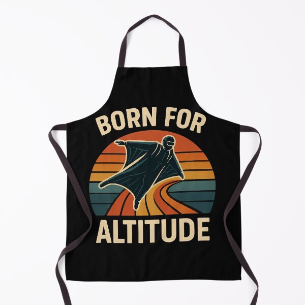 Item preview, Born for Altitude Retro Tunnel Wingsuit Flight designed and sold by Jack’s Shirts Craft.