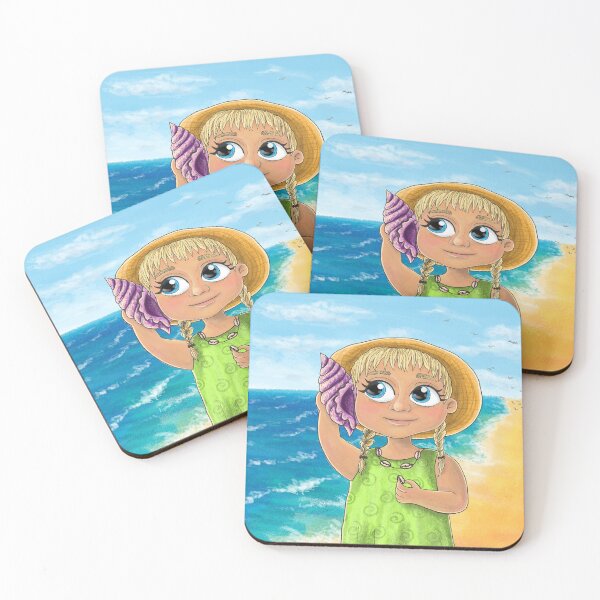 Item preview, Seashell Serenade: A Beachside Dream" designed and sold by DreamyWeasel.
