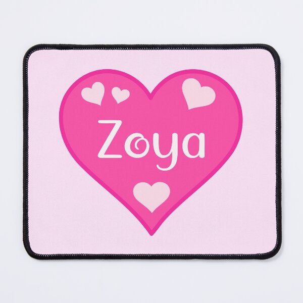 Item preview, Zoya Name Pink Heart designed and sold by Jeallan Designs.