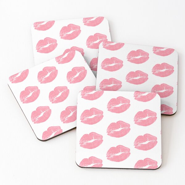 Item preview, cute coquette aesthetic pink lipstick kiss mark designed and sold by viviofthevalley.