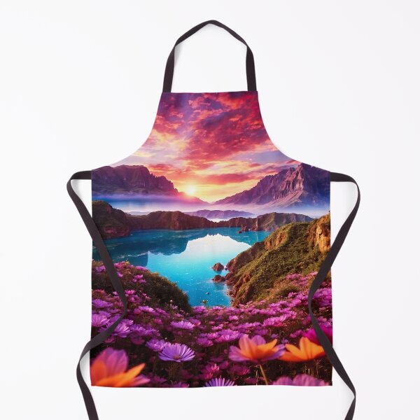 Item preview, Alpine lake at sunset designed and sold by PixelParadies.