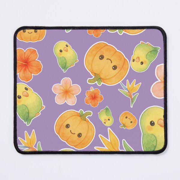 Item preview, Autumn Pumpkin Parrot – Cute Tropical Fall Bird Illustration designed and sold by Sugar Wisdom .