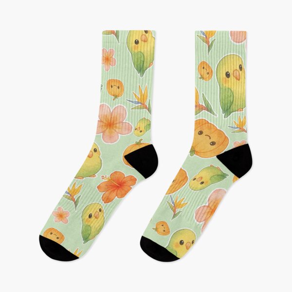 Item preview, Autumn Pumpkin Parrot – Cute Tropical Fall Bird Illustration designed and sold by Sugar Wisdom .