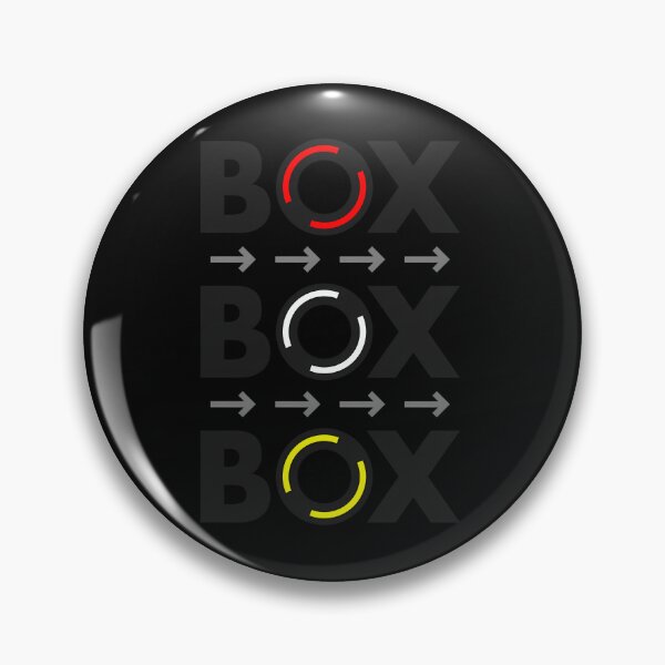 Artikelvorschau, Box Box Box F1 Reifenmischungsmarkierungsdesign entworfen und verkauft von rossindantes.