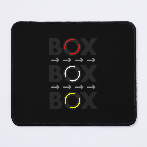 Artikelvorschau, Box Box Box F1 Reifenmischungsmarkierungsdesign entworfen und verkauft von rossindantes.