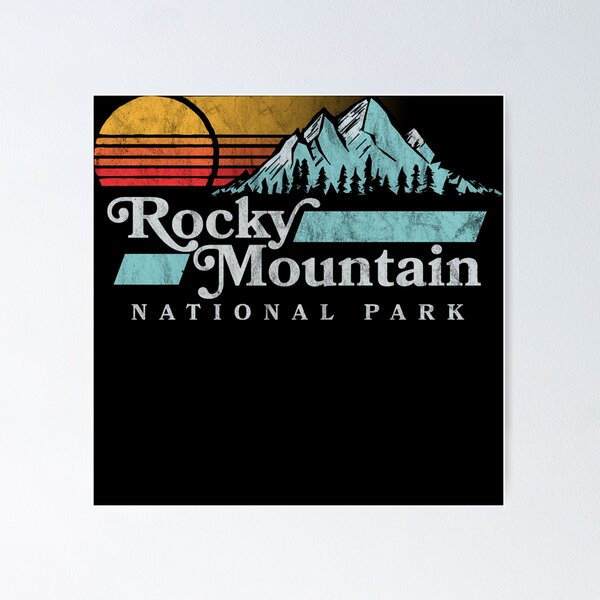 Item preview, Rocky Mountain National Park Vintage Distressed Graphic designed and sold by Pyotsak.