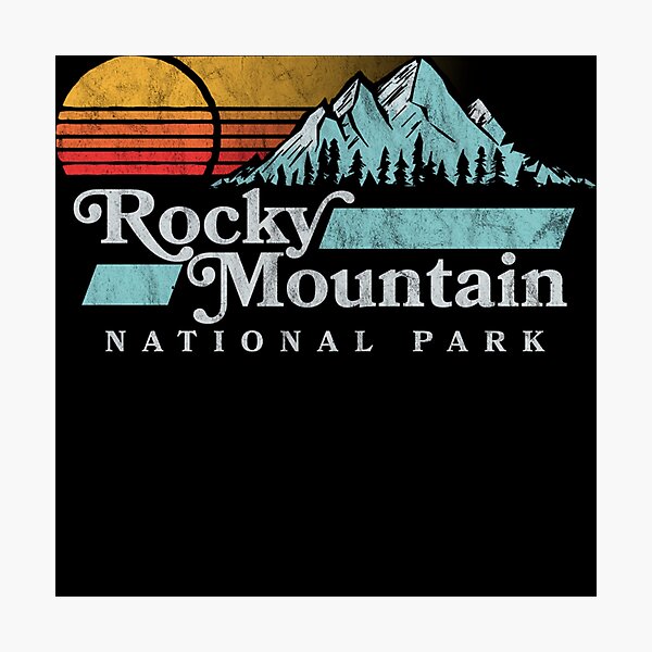 Item preview, Rocky Mountain National Park Vintage Distressed Graphic designed and sold by Pyotsak.